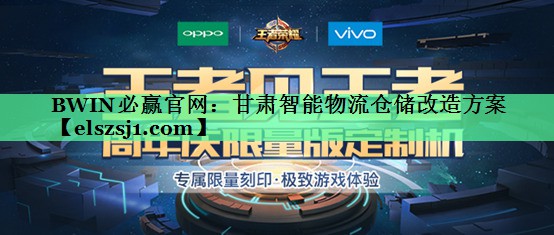 BWIN必赢官网:甘肃智能物流仓储改造方案 BWIN必赢官网:甘肃智能物流仓储改造方案