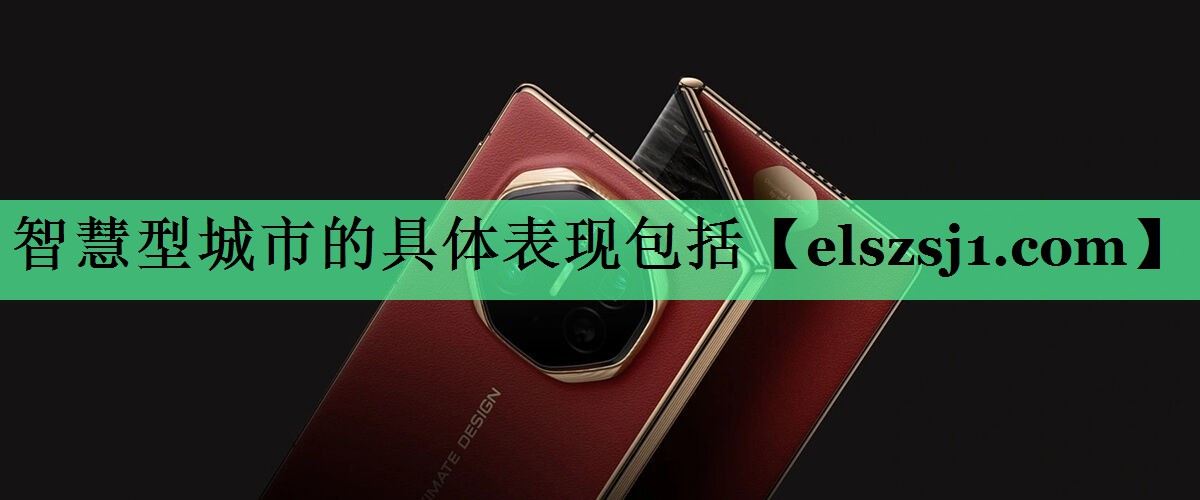 智慧型城市的具体表现包括 智慧型城市的具体表现包括
